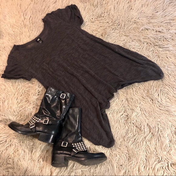 Asymmetric BOHO Knit Top - Picture 1 of 5